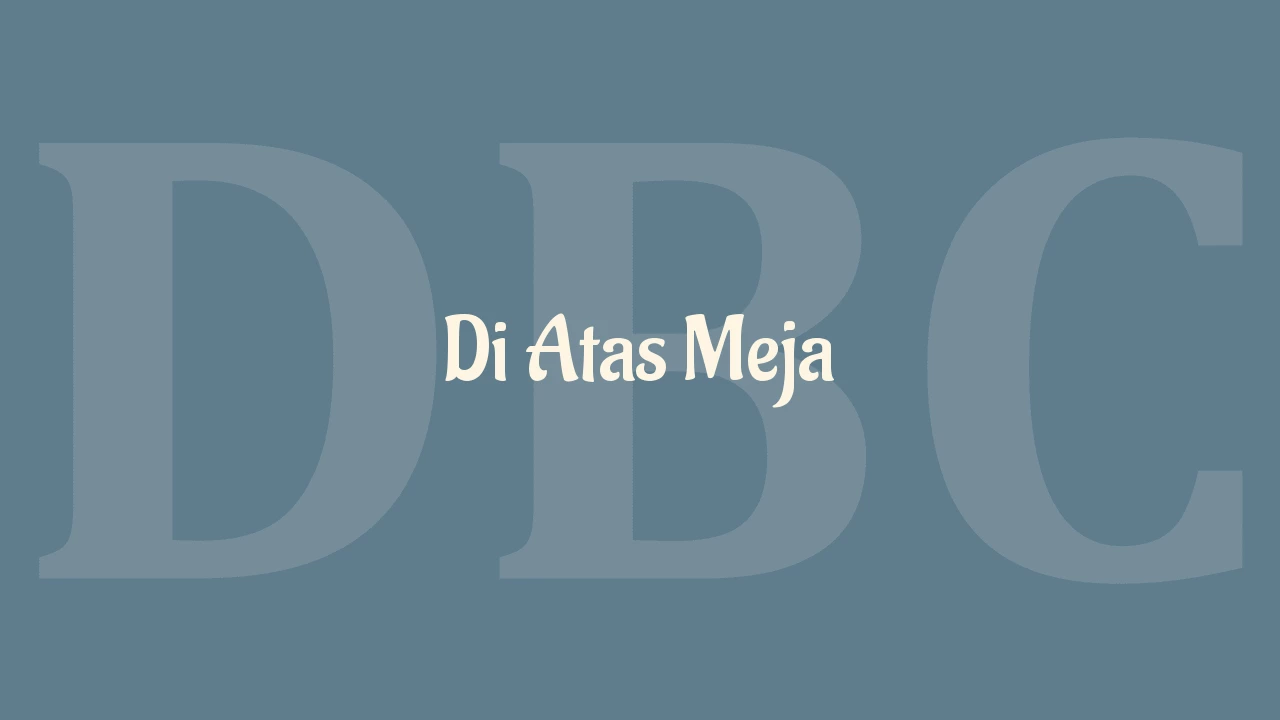 Kunci Gitar Di Atas Meja Payung Teduh