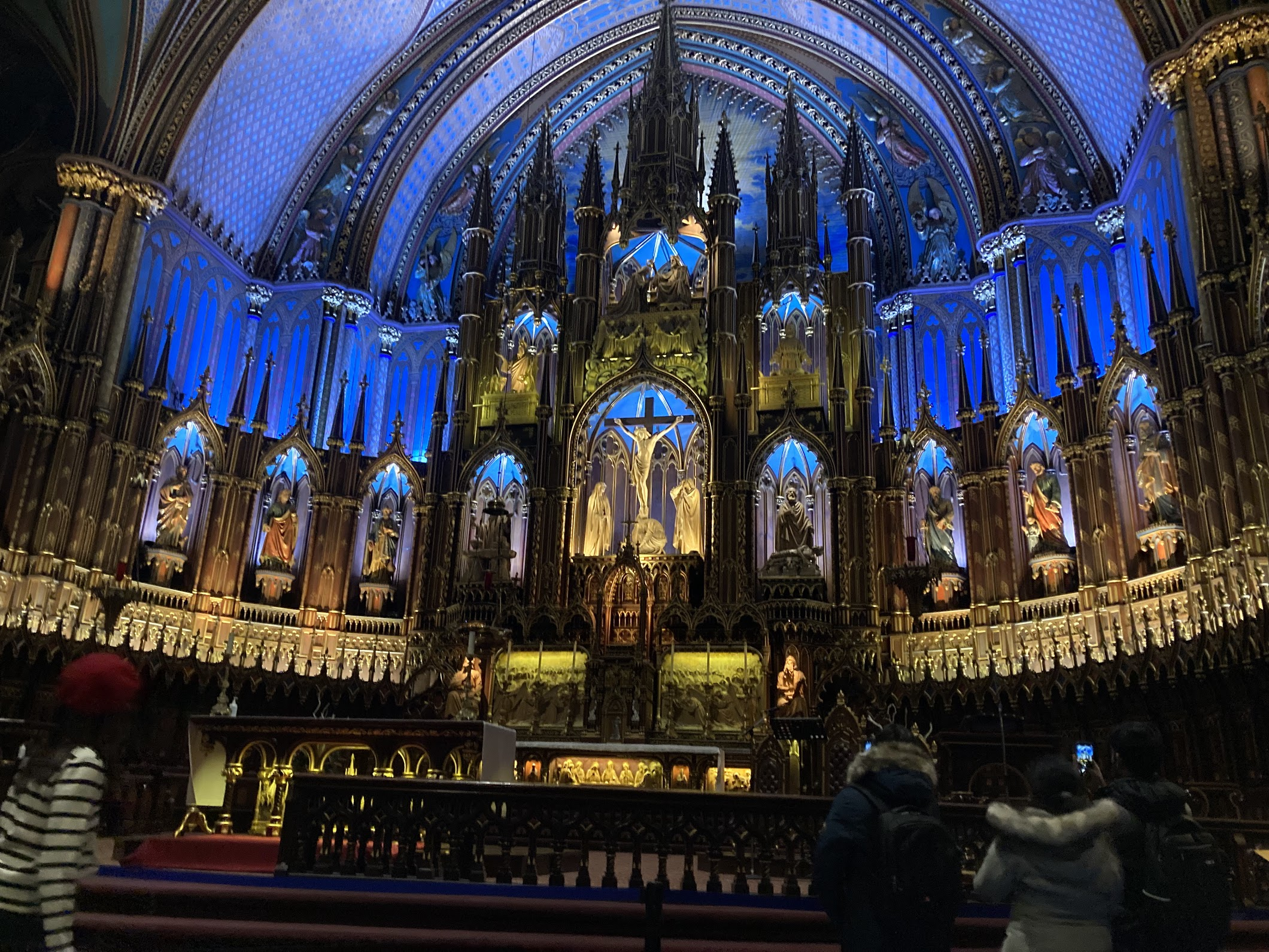 A well-decorated catholic church. We also went there for the Mass during the Christmas Eve