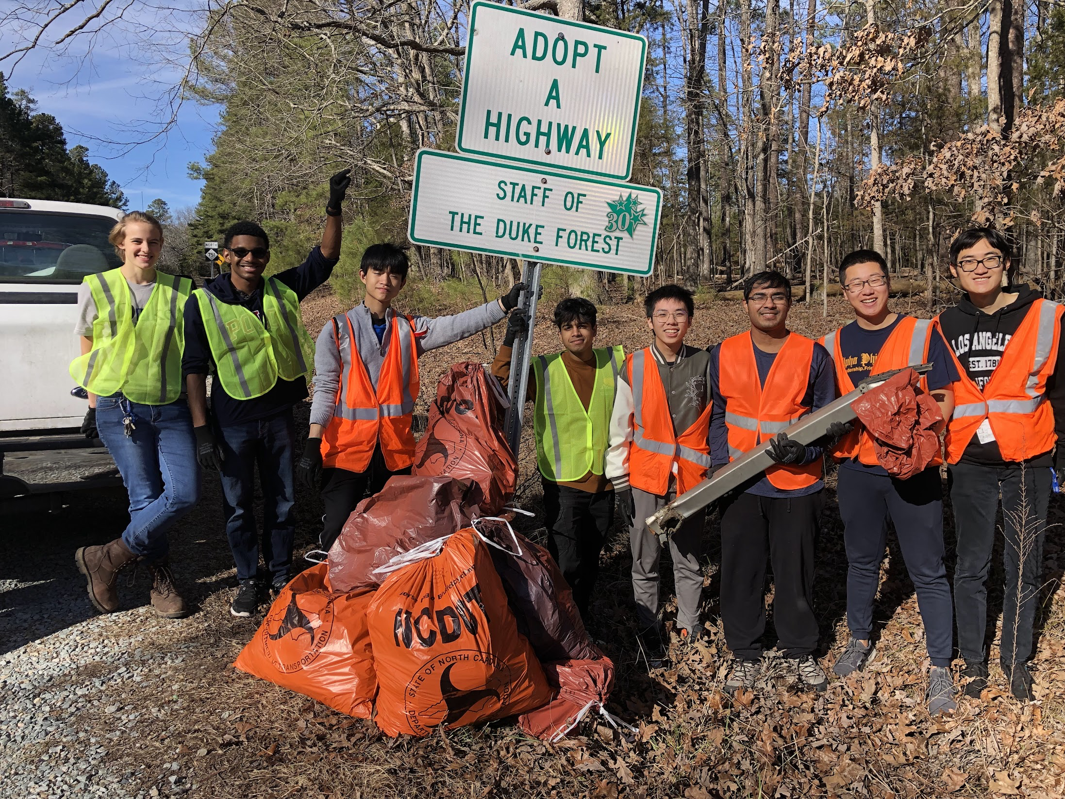 Volunteering with Duke Forest!