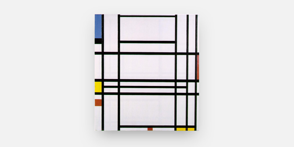 Pieter Cornelis Mondrian - 「Composition No. 10」