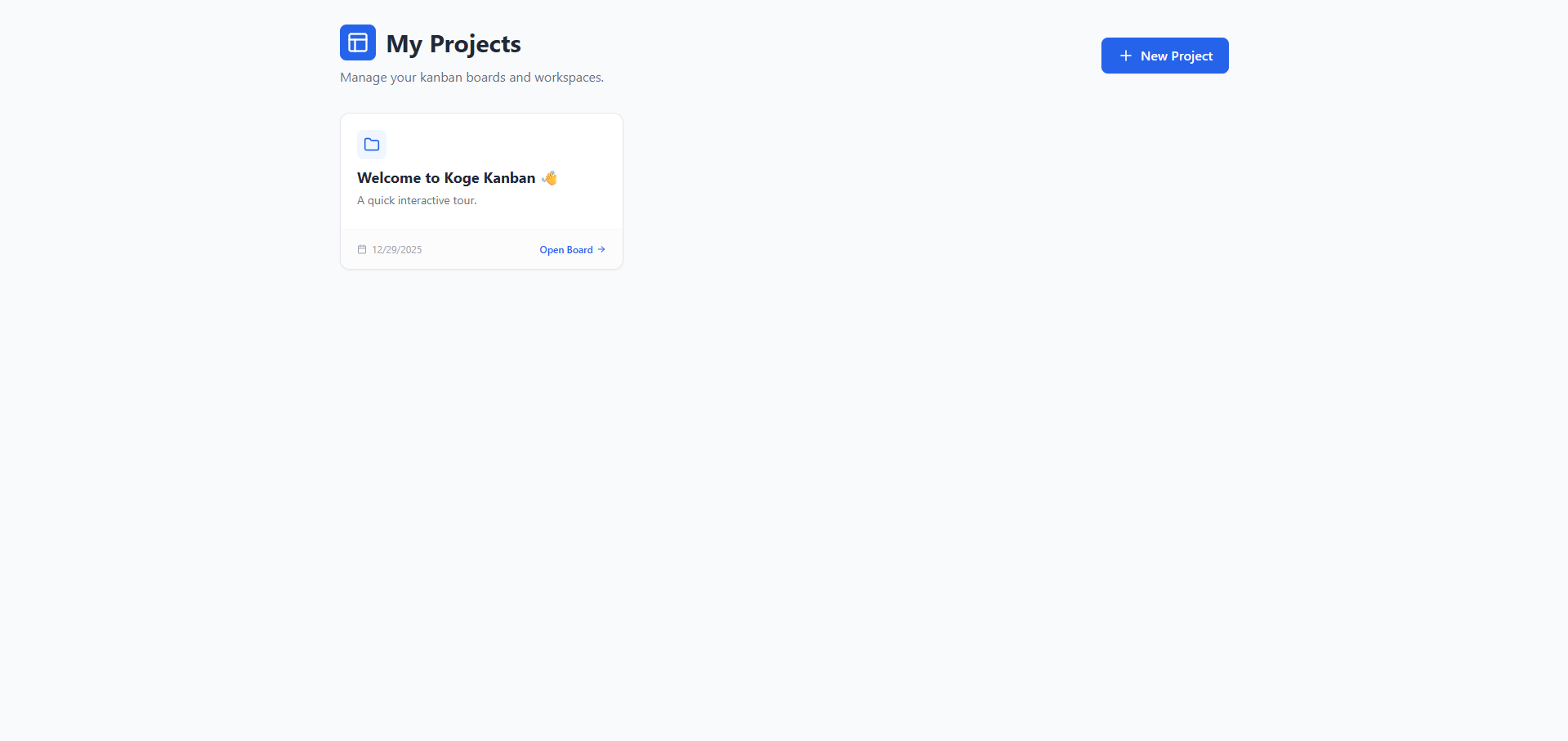 Koge Kanban - Open Source Trello Alternatives - view 4