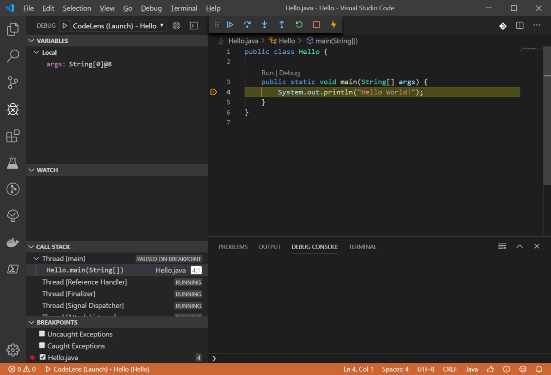 vscode java