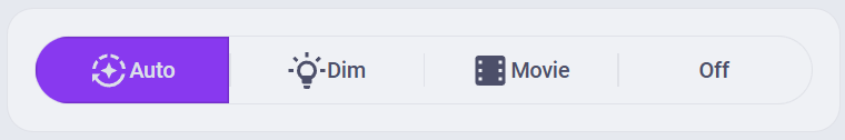 Segmented Button Card on a Home Assistant dashboard
