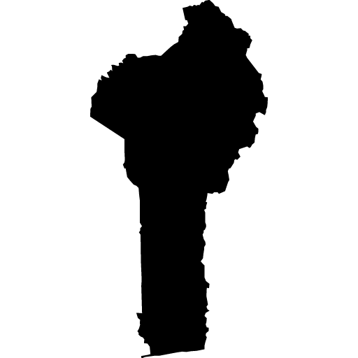 Map of Benin