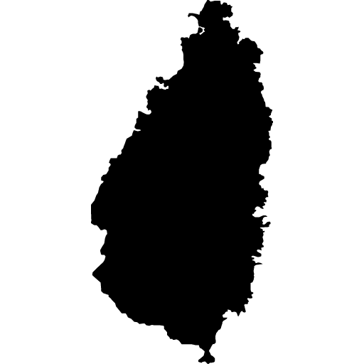 Map of Saint Lucia