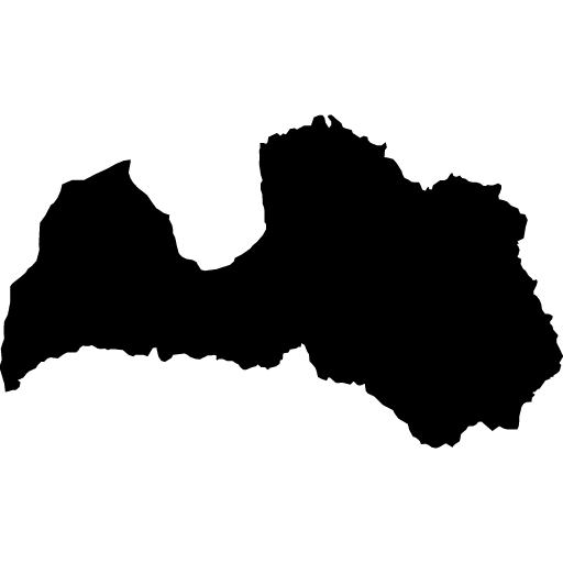 Map of Latvia