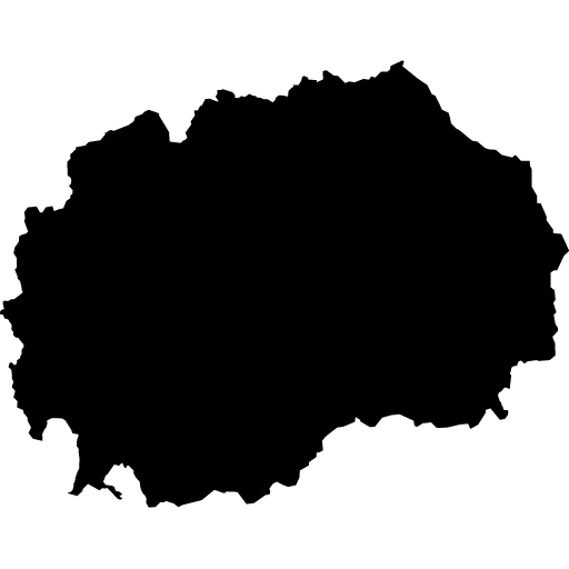Map of North Macedonia