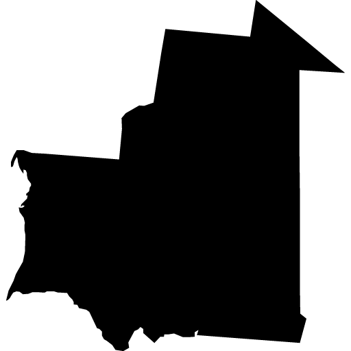 Map of Mauritania