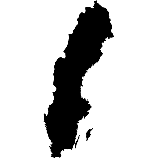 Map of Sweden