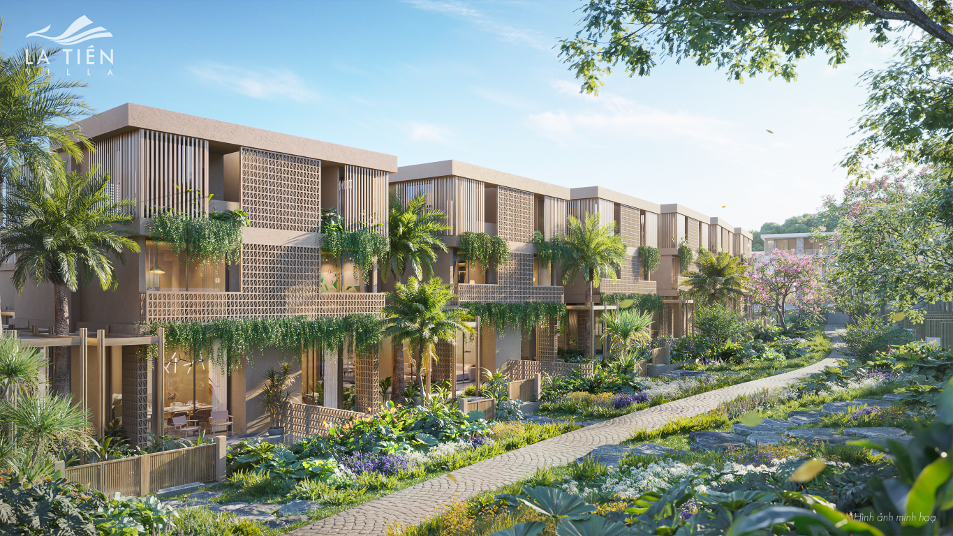 La Tiên Villa - Phòng ngủ master với ban công view biển