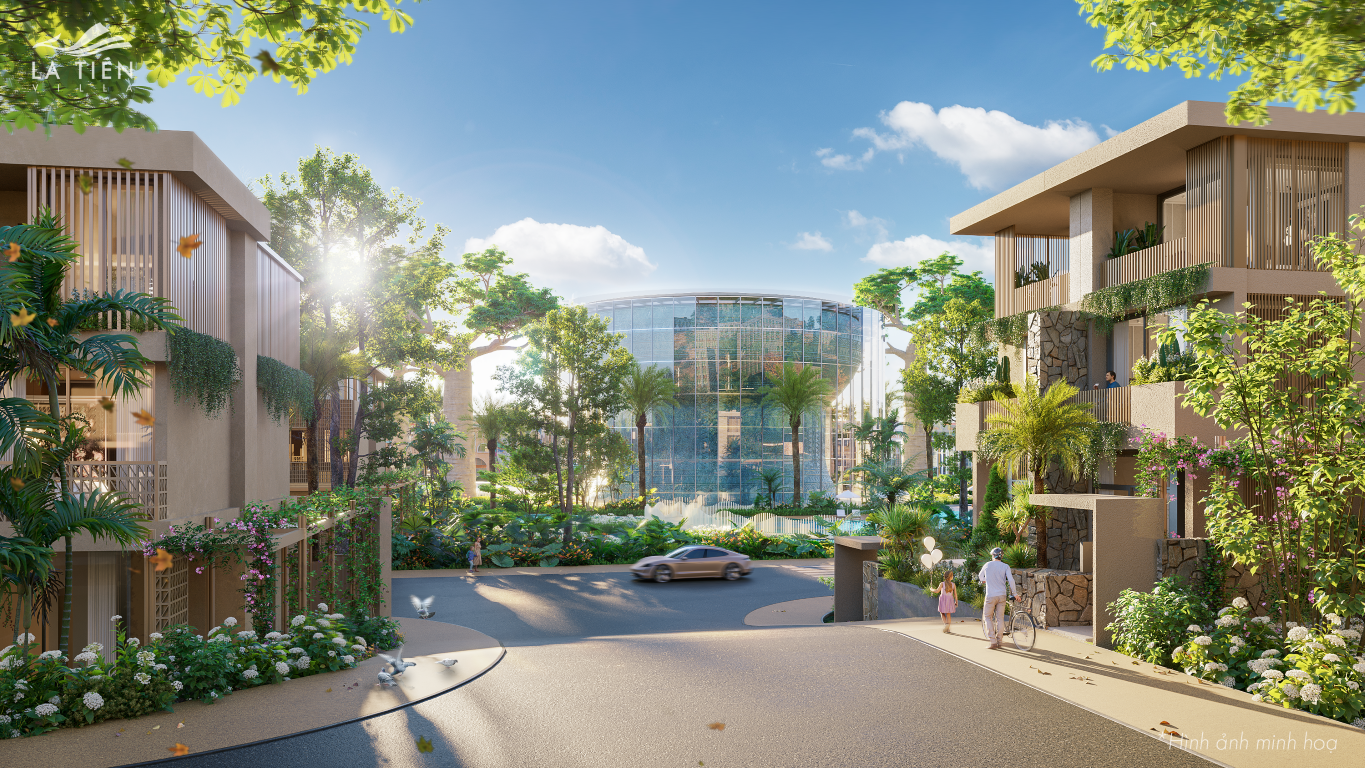 La Tiên Villa - Khu vực bếp và phòng ăn sang trọng