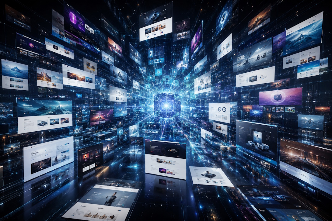AI 眼中的美到底長怎樣？我燒 token 做了一批網站樣板實驗