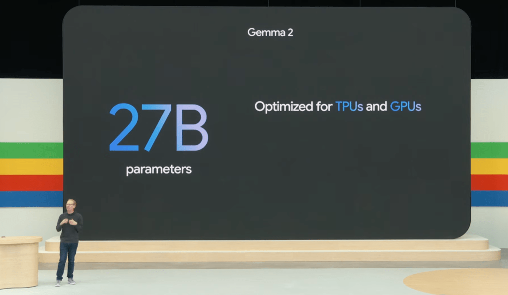 Google announces Gemma 2, a 27B-parameter version of its open model,  launching in June | TechCrunch