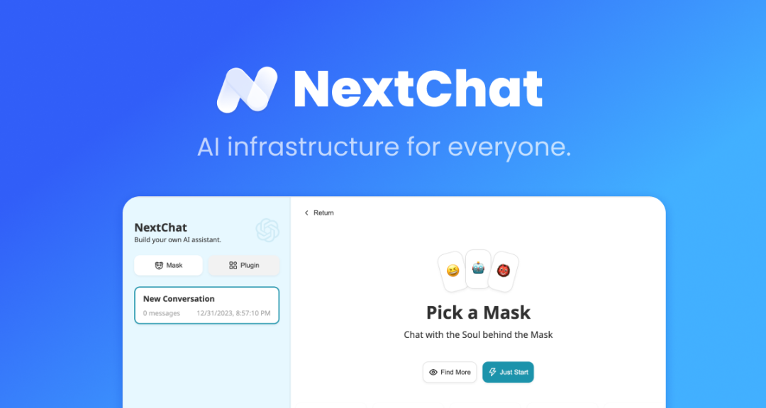 ChatGPT-Next-Web interface