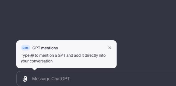 Beta New Feature: GPT Mentions