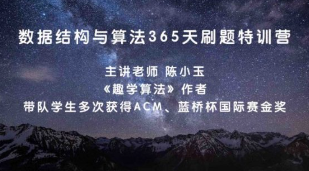 数据结构与算法365天刷题特训营 价值12999