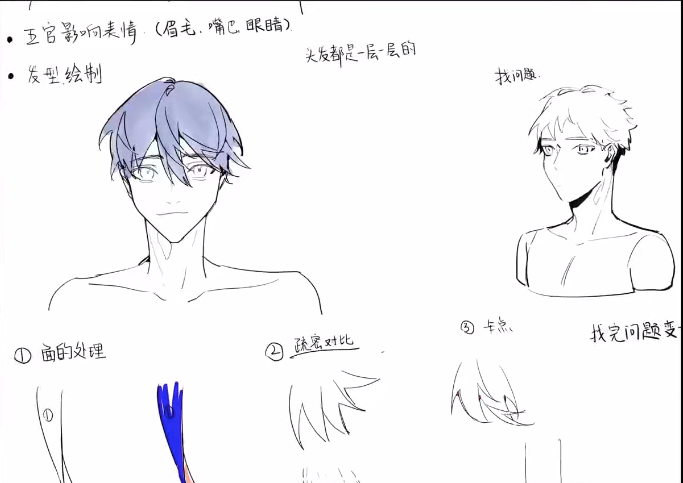 寐一里2021年色彩光影与角色基础设计