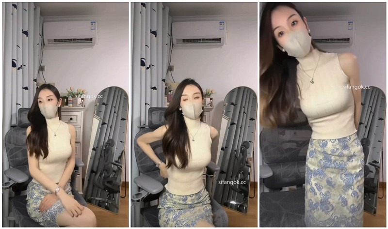 抖音【miss陈】50万粉 分享日常博主 露脸露点 阳具插B自慰(9V)