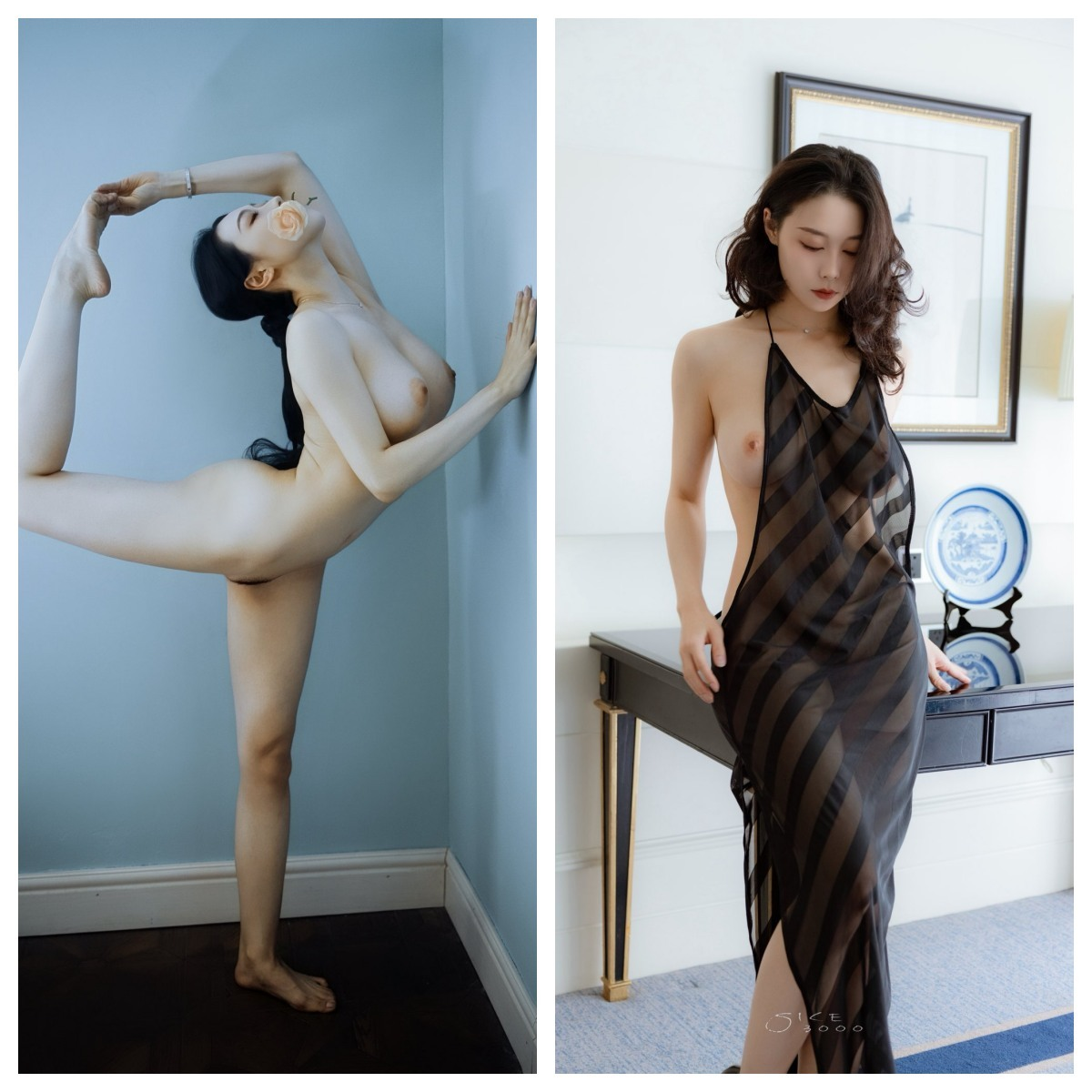 ♈ ♈ ♈2026年1月最新，推特人气女神，【教瑜伽的喵老师】，露脸，极品美女模特，D罩杯白嫩大奶子，唯美情色人间尤物！