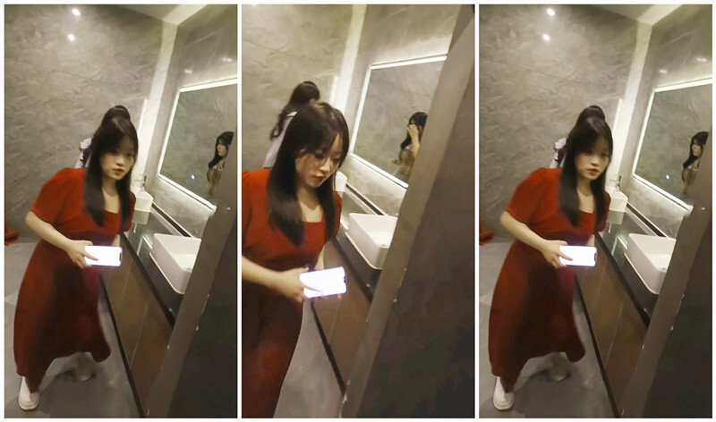 大神潜入商场女厕近距离观察红裙美女的多毛肥鲍鱼