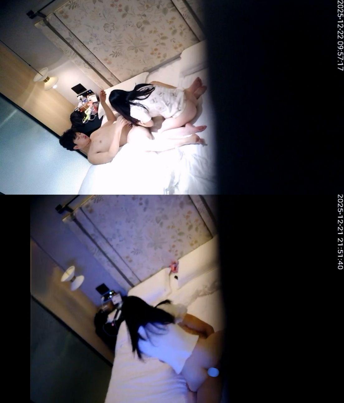 12-22流出天眼酒店偷拍❤️御姐范眼镜学妹和男友相互玩弄对方性器官啪啪（6V)