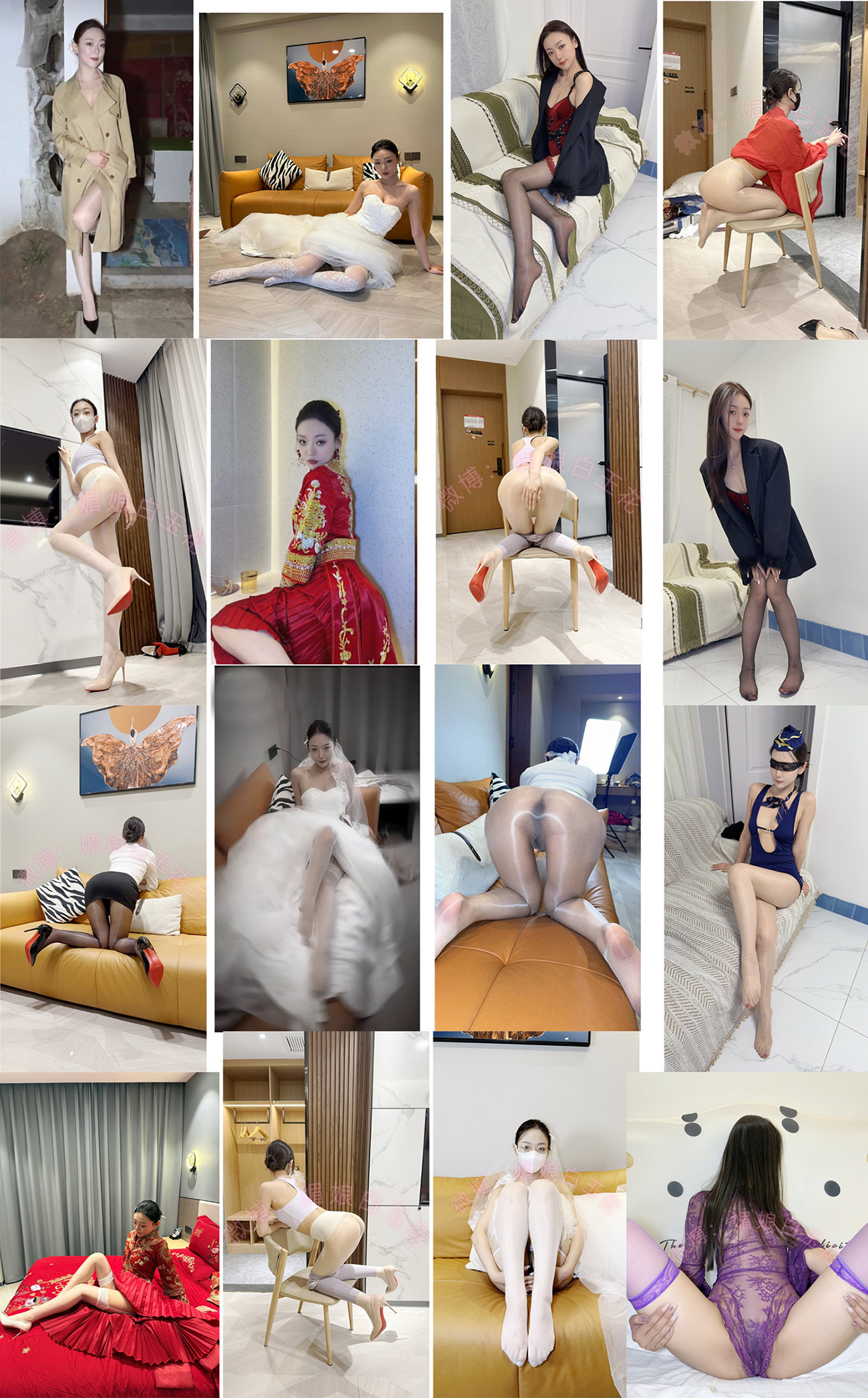 微博抖音【媚娘白玉花】超长大尺度高价定制作品！极品美艳少妇，一股骚气，极品丝袜美腿！骚舞 血脉喷张，退内裤真空丝袜