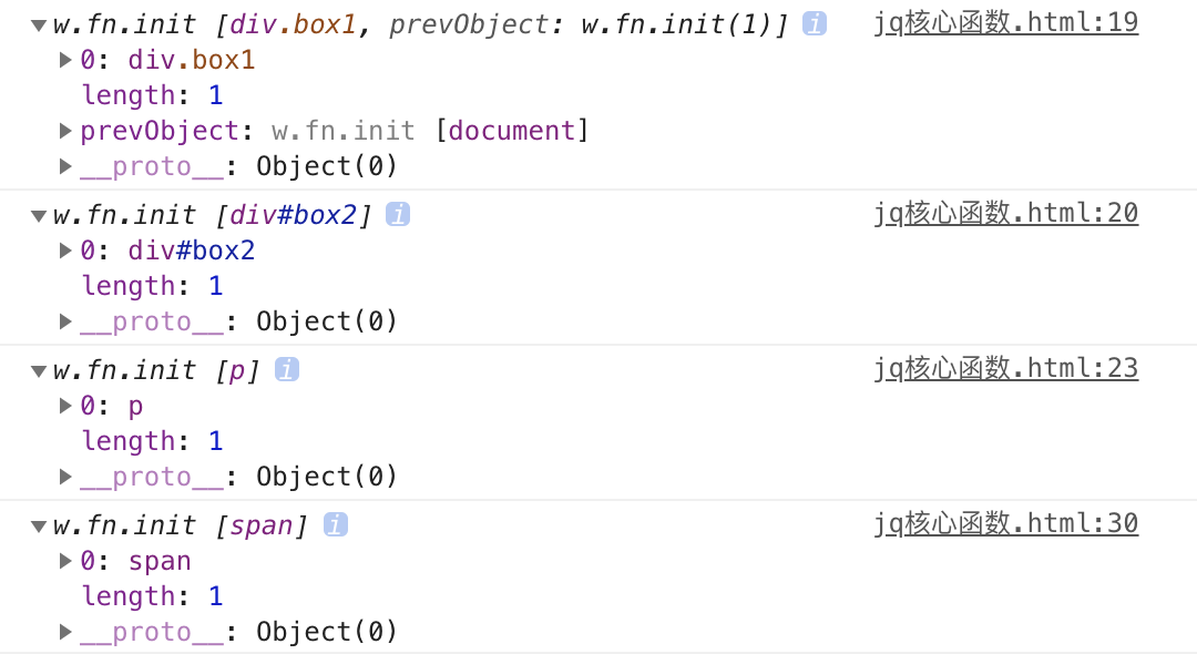 「jQuery」基础知识 核心函数jquery对象的理解对静态方法each,map进行练习 「jQuery」基础知识 核心函数jquery对象的理解对静态方法each,map进行练习