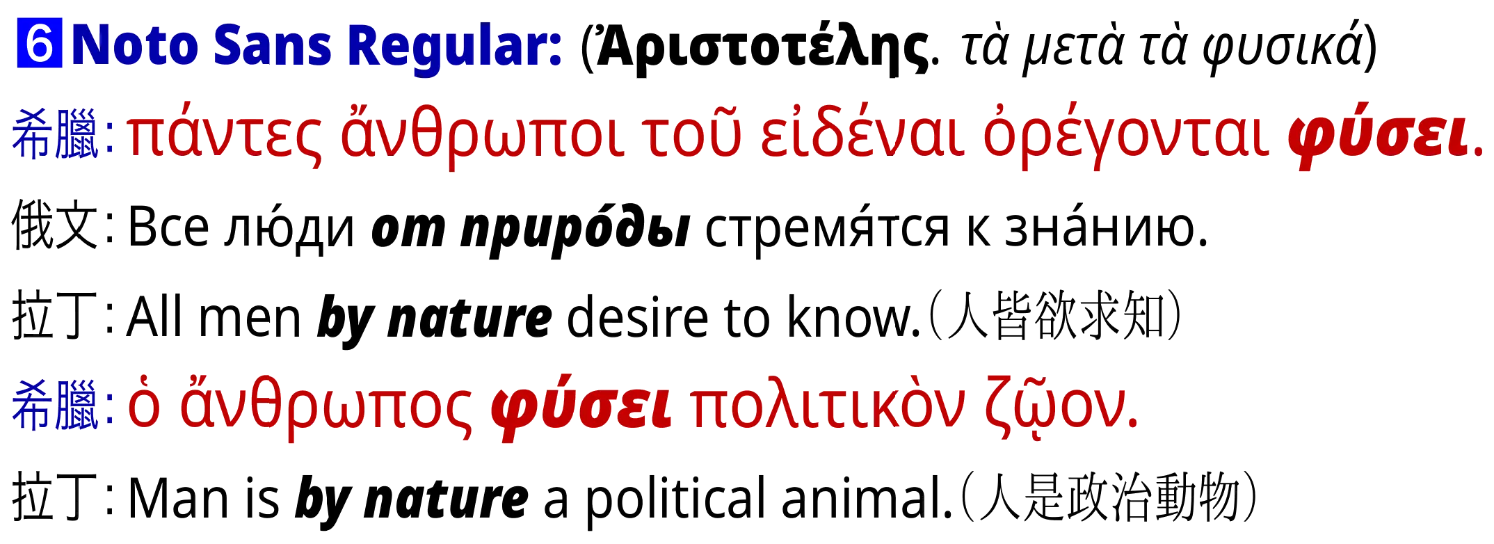Greek Fonts