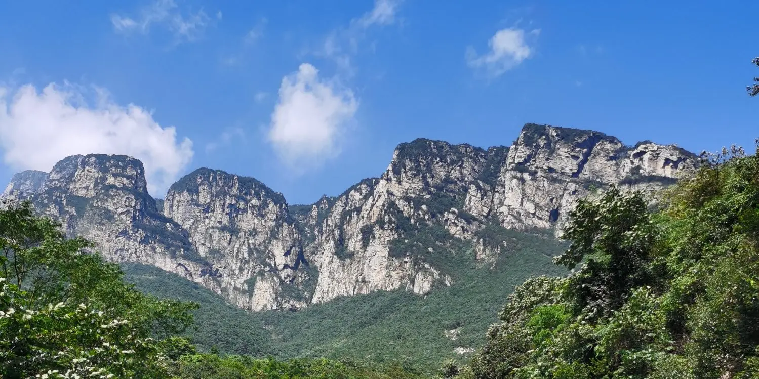 九江淵明墓與廬山瀑布