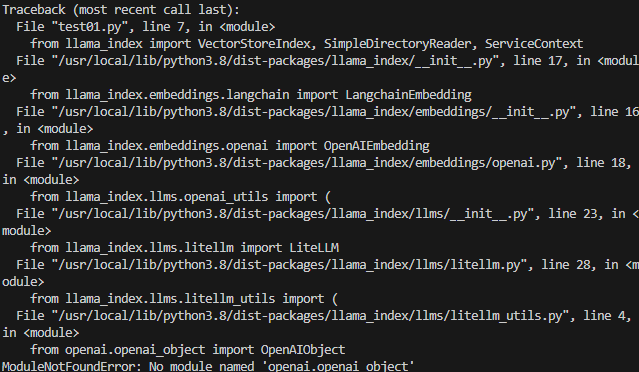 No module named openai