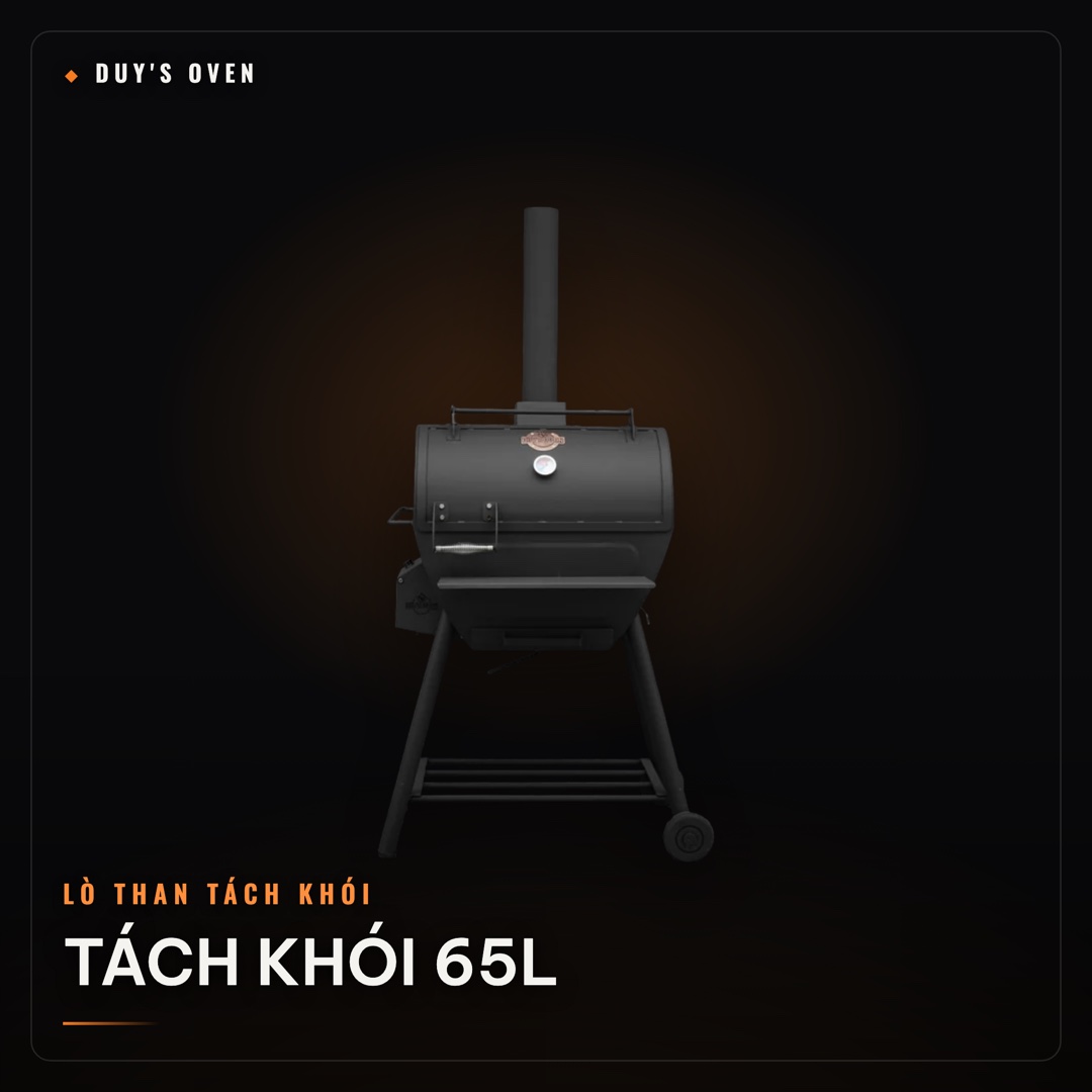 Lò nướng than tách khói 65L