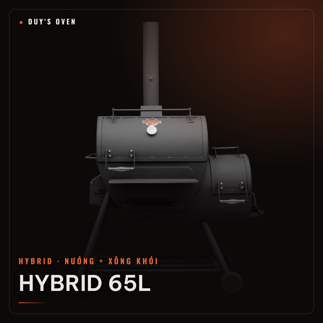 Lò nướng than tách khói Hybrid 65L