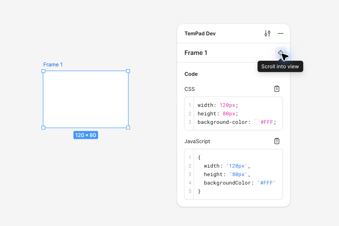 Shows the scroll selection into view feature.