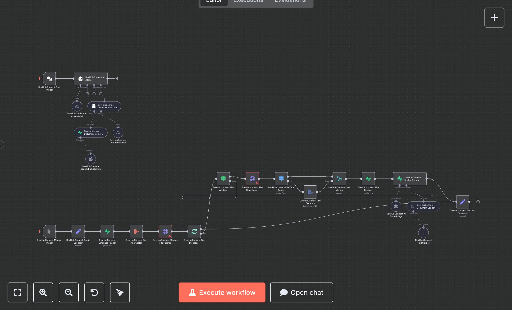 PDF Processing and Document Q&A Using Supabase + OpenAI preview