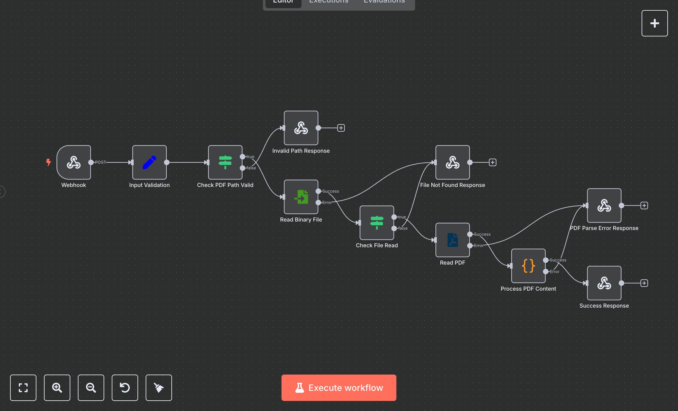 PDF Document Parser Service preview