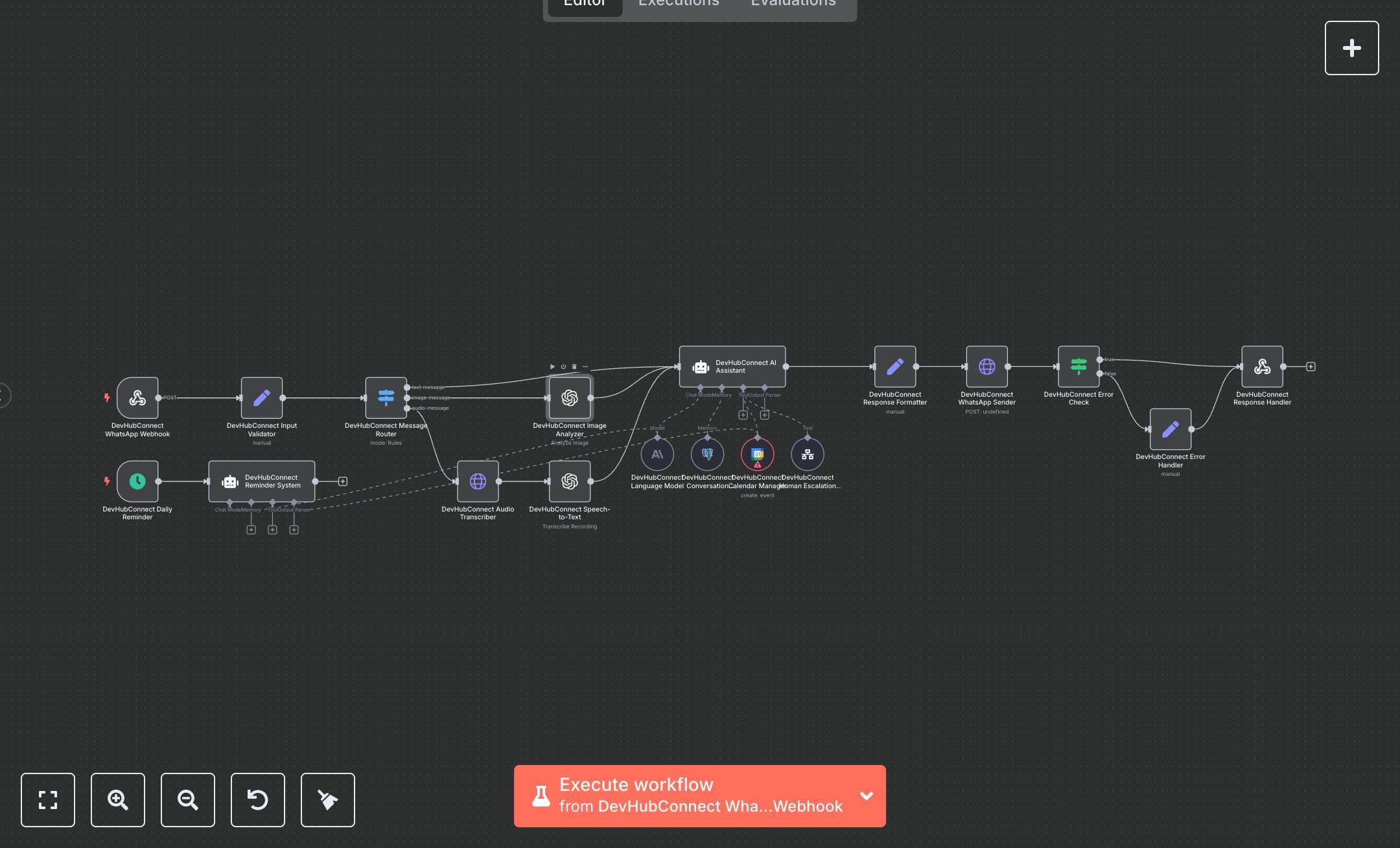 WhatsApp Appointment Management System with AI Chat, Reminders & Calendar Integration preview