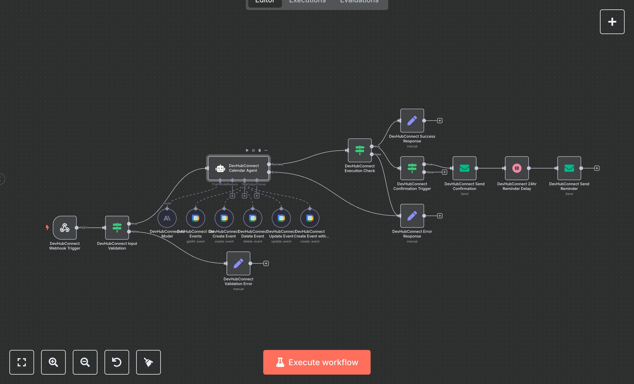 LLM Bookings: Event Scheduling and Reminders Using Google Calendar preview
