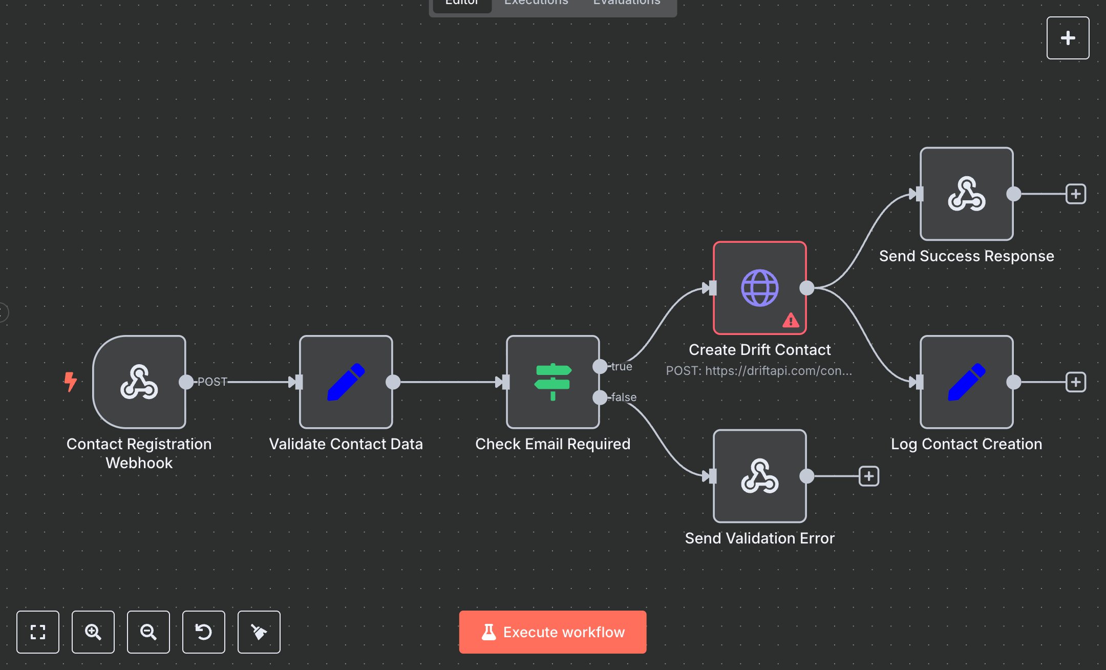 Drift Contact Creator Workflow  preview