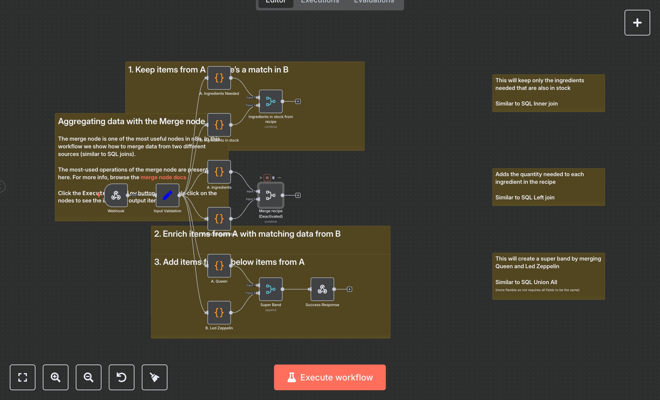 Data Merging API: Inner, Left, and Union Joins preview