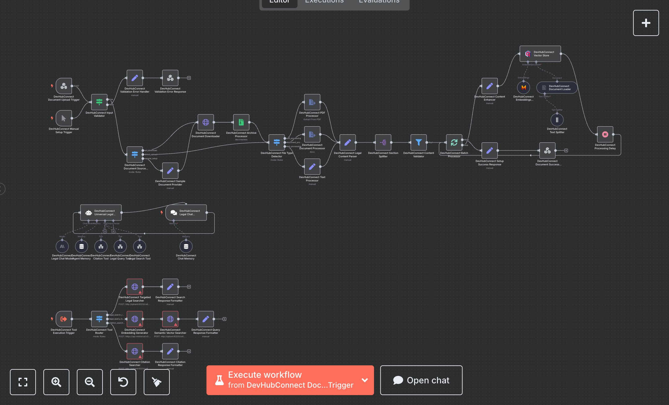 LLM Legal Document Processing Assistant and Semantic Search with Qdrant Vector Store preview