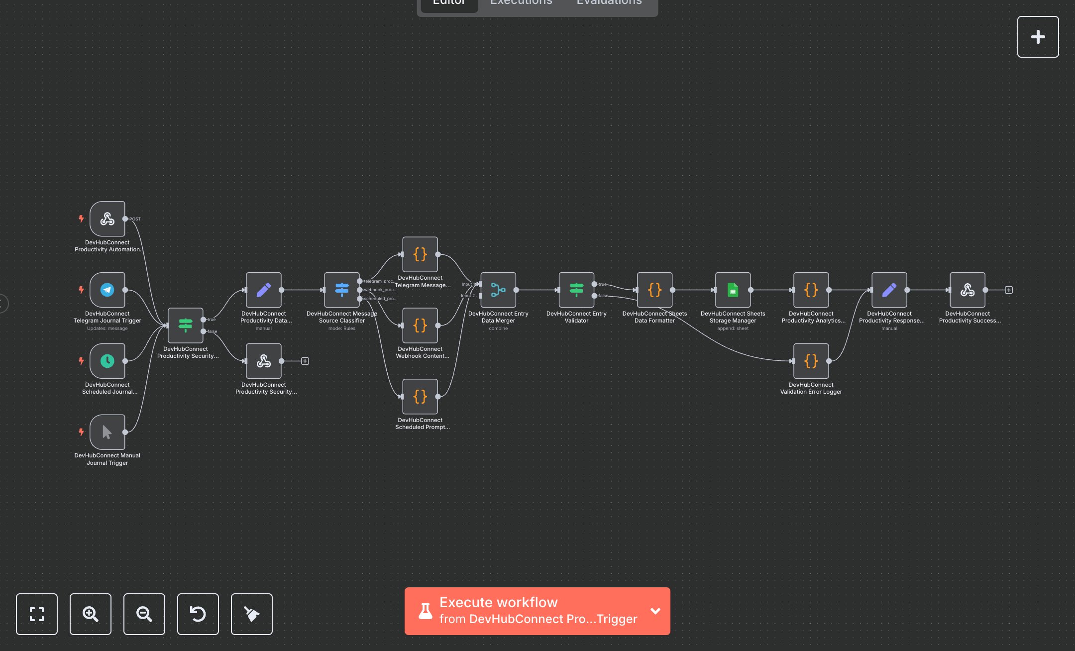 Personal Productivity: Capture Telegram Messages and Log to Google Sheets preview