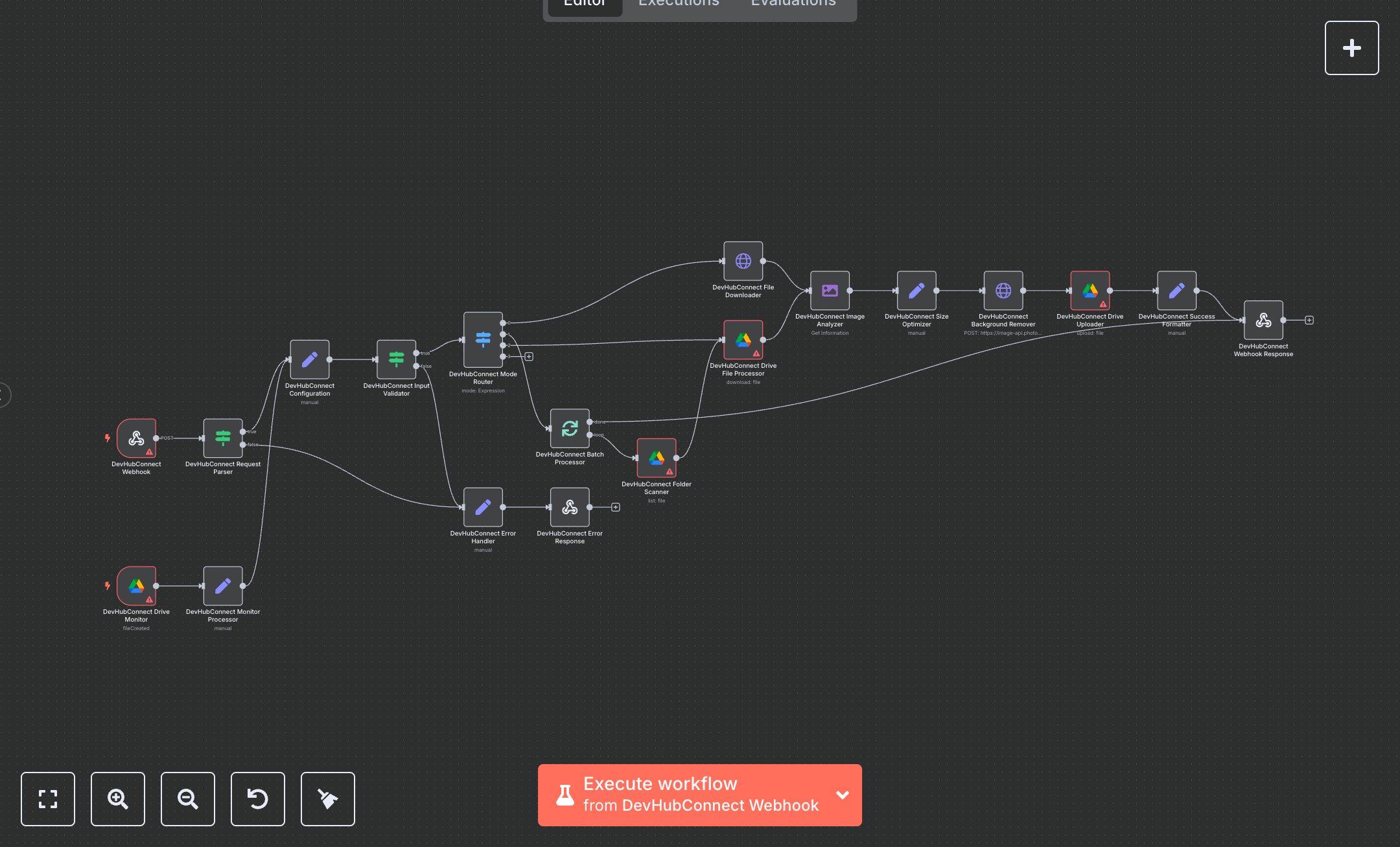 Image Background Removal with PhotoRoom API and Google Drive preview