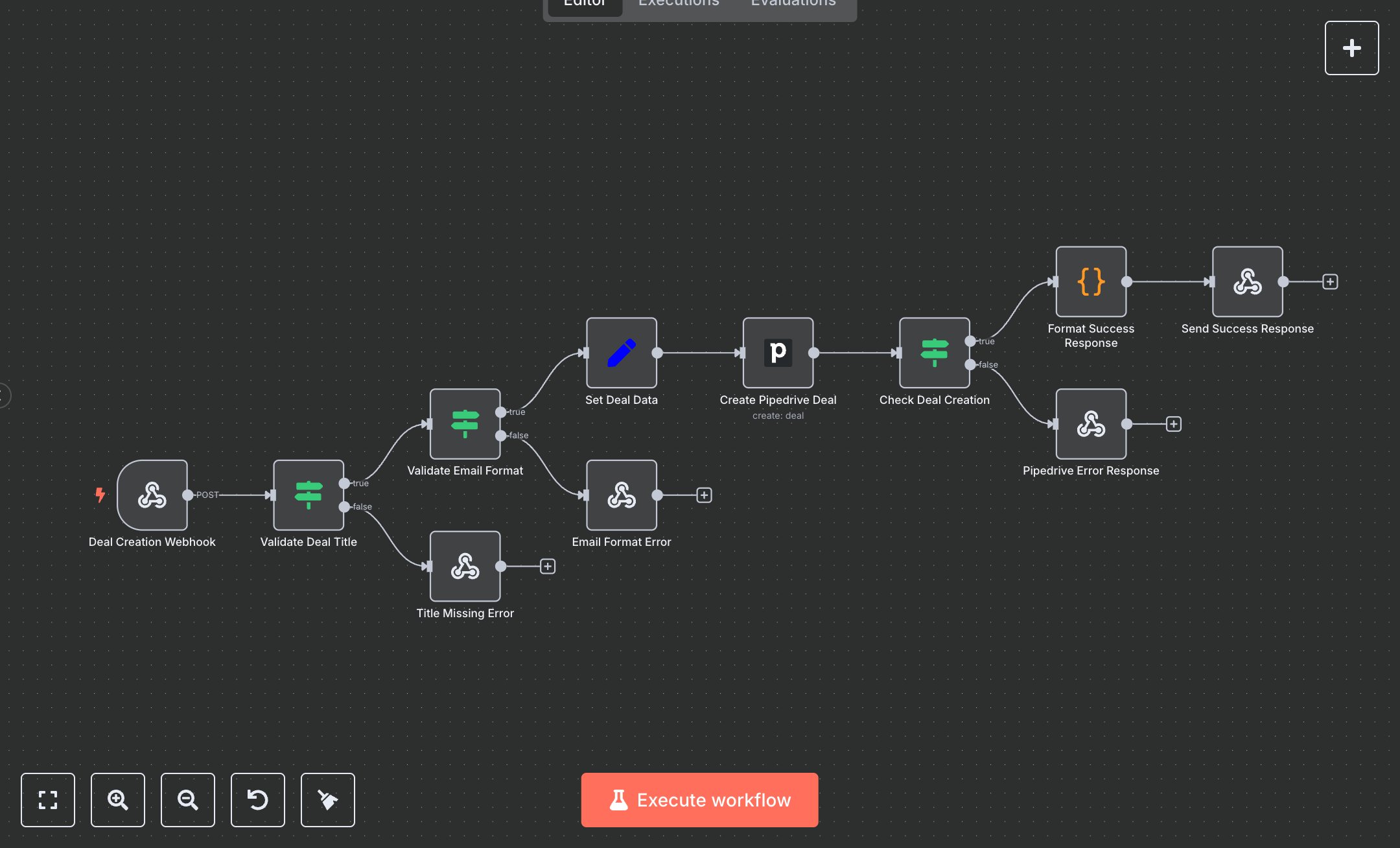 Pipedrive Deal Creator preview
