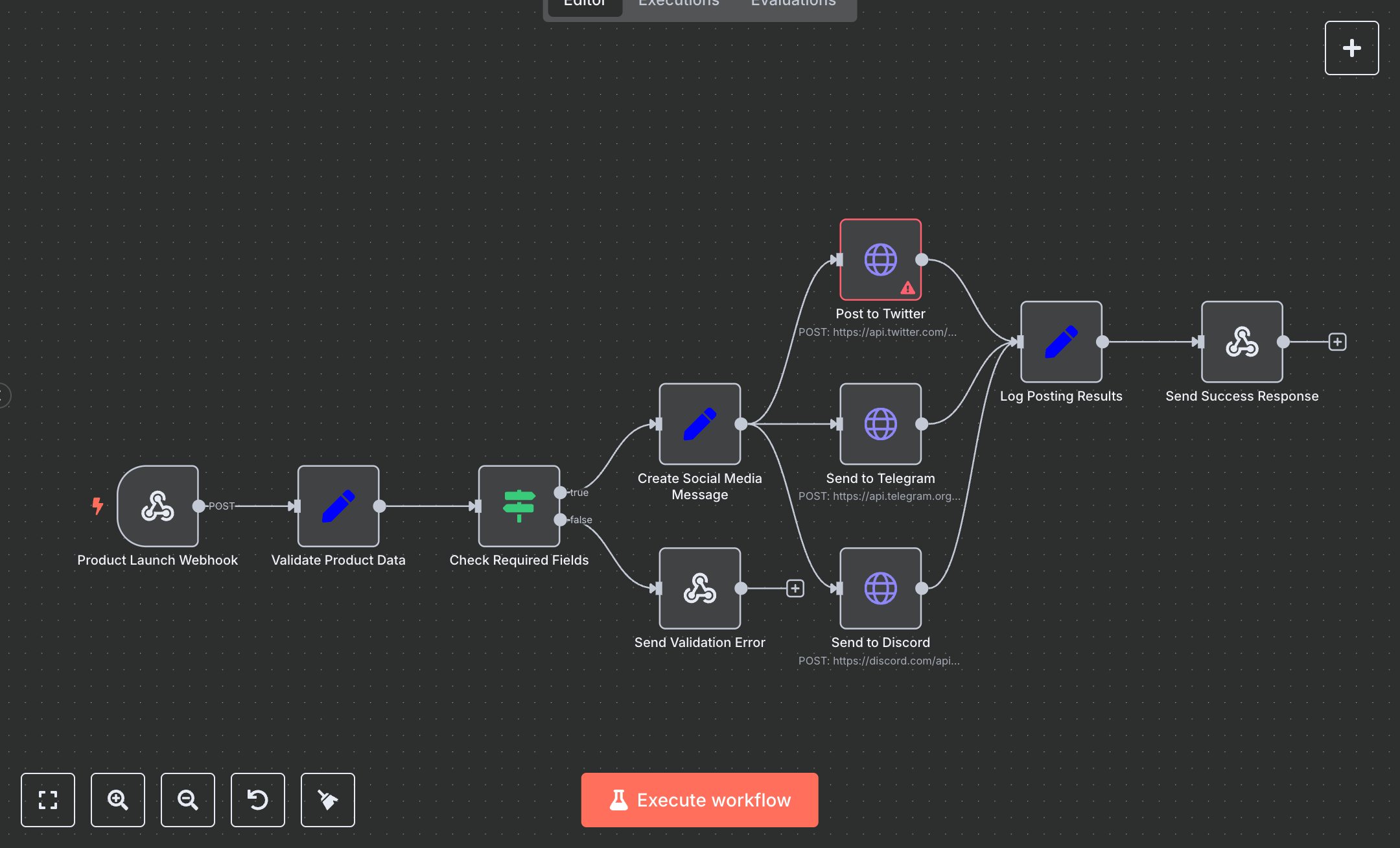 Product Launch Social Media Automation Workflow  preview