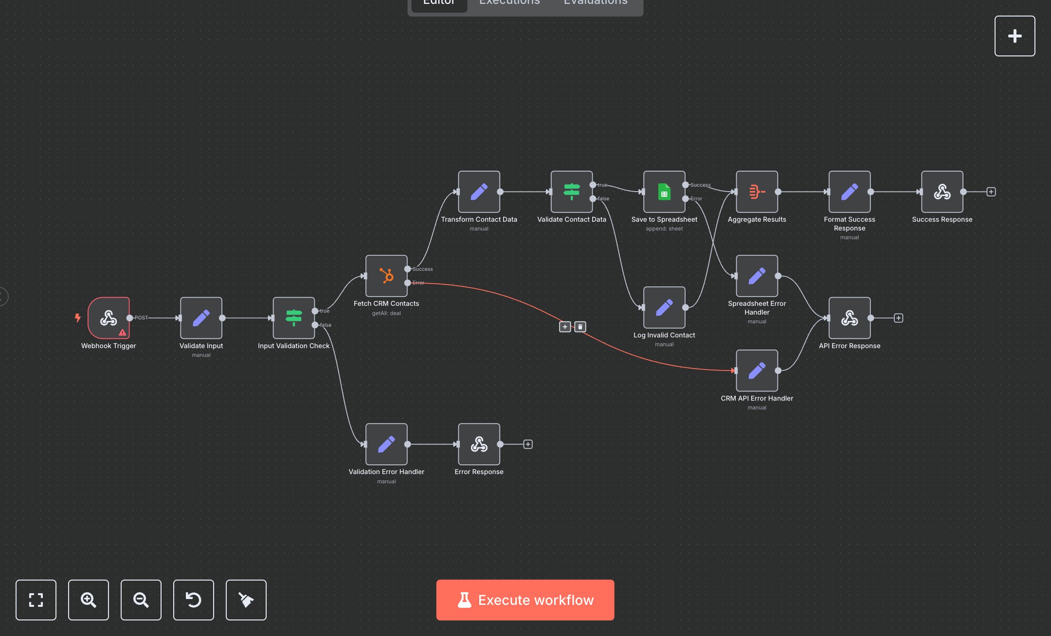 CRM to Spreadsheet Sync preview