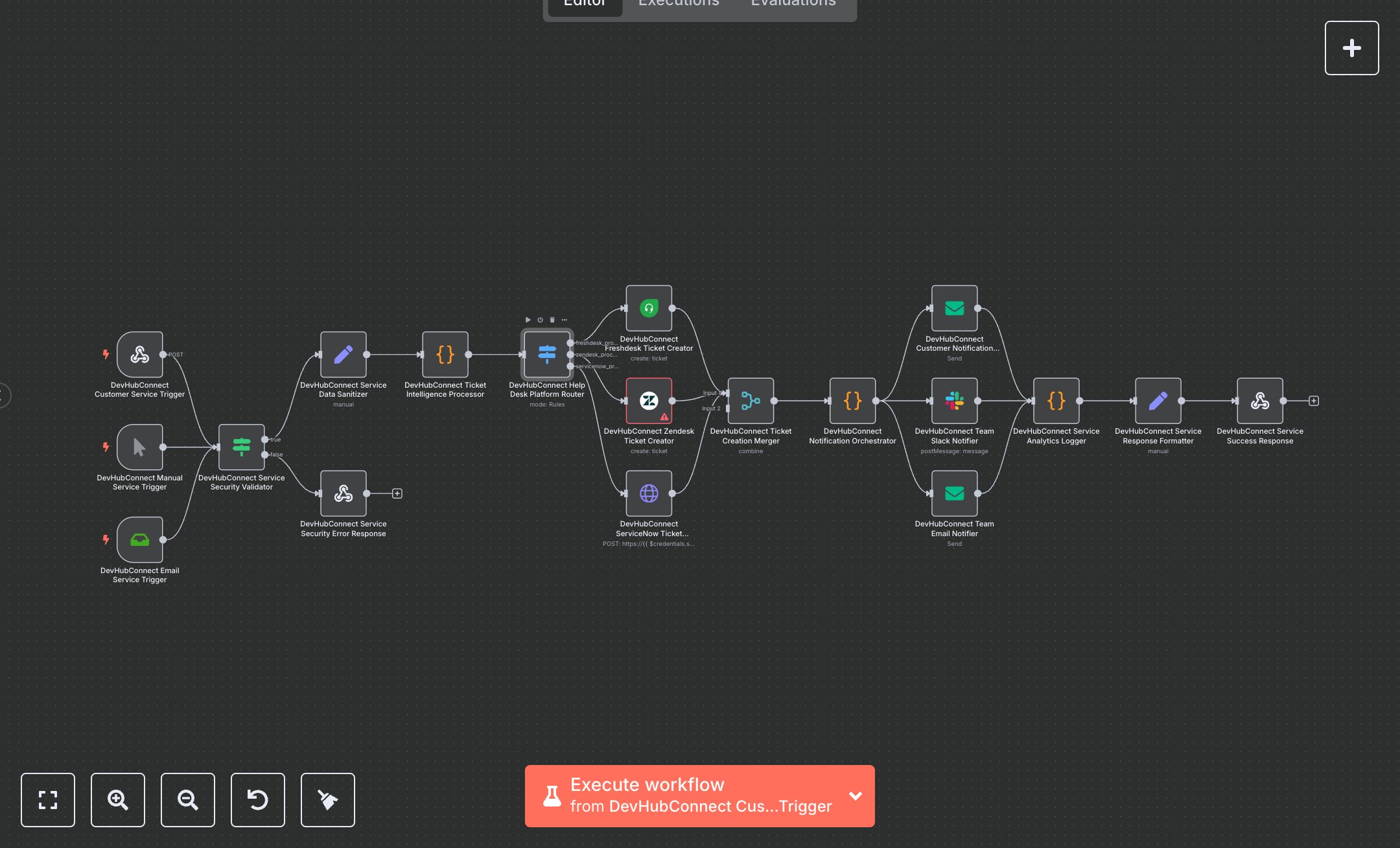 Customer Service Ticketing with Freshdesk, Email, and Slack preview