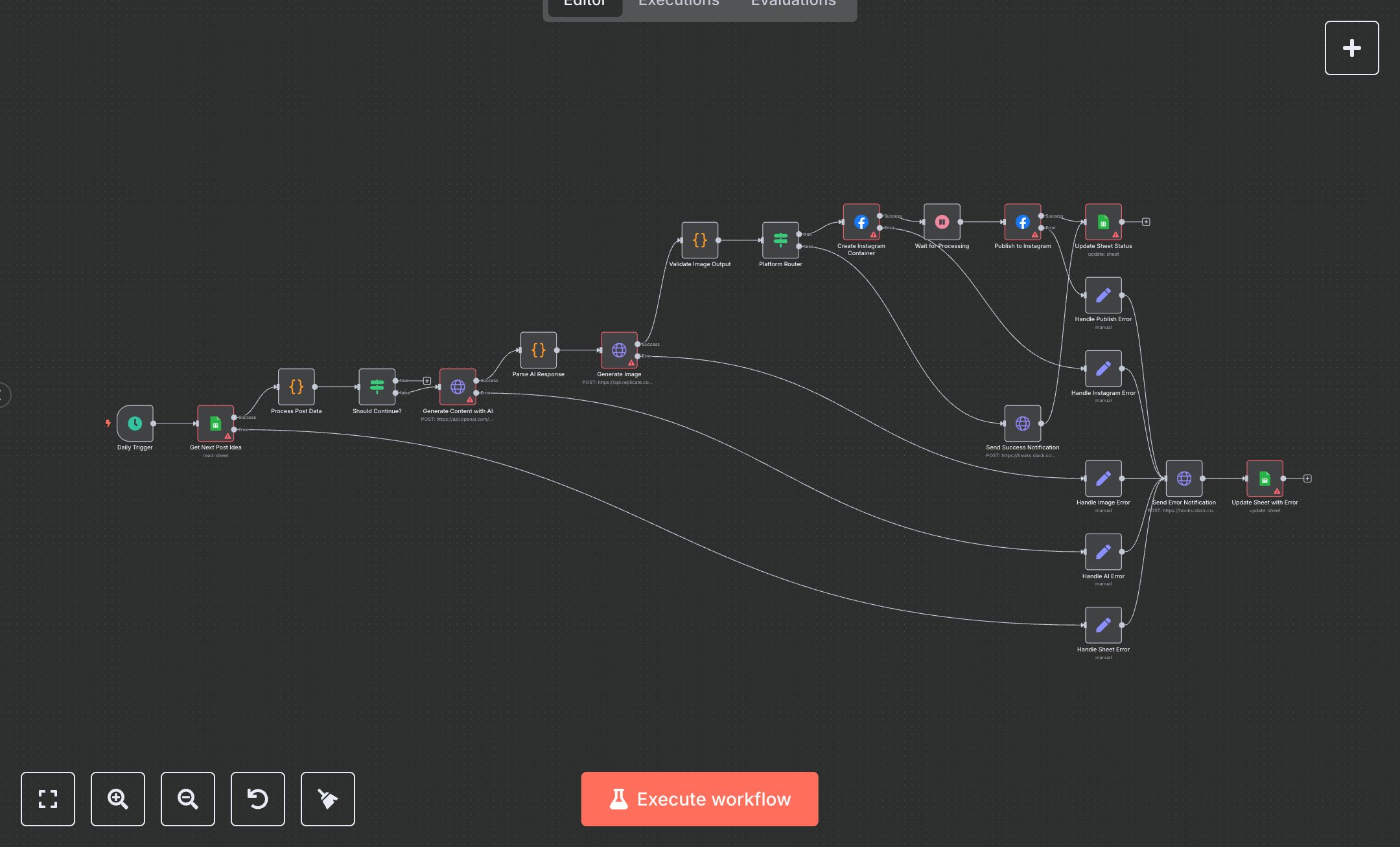 AI Social Media Post Generator preview