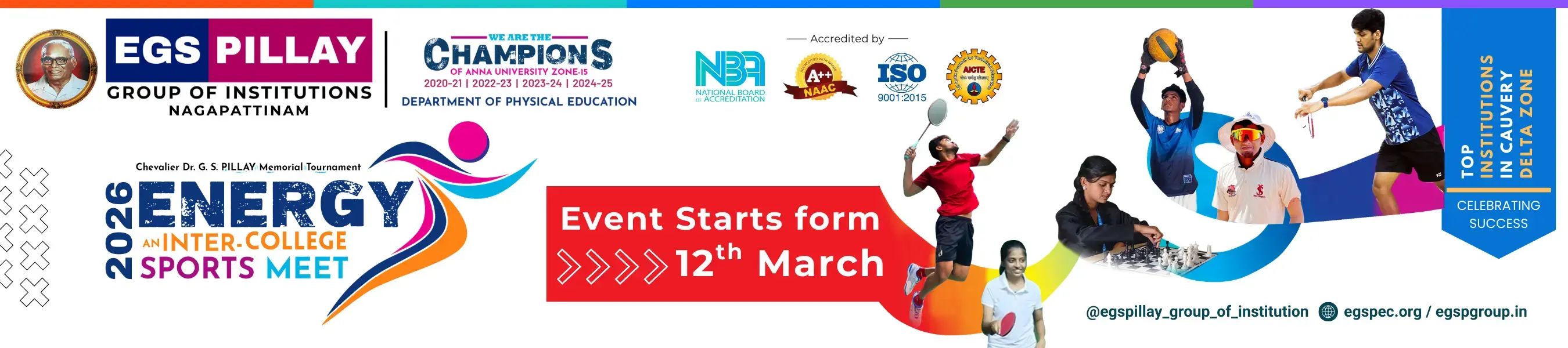 Energy Inter College Sports Meet - 2026 