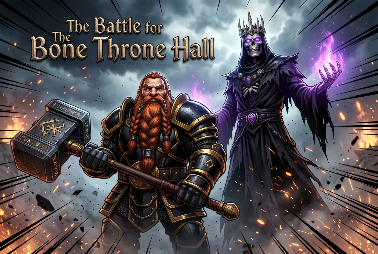 Dwarven Forgemaster & Necromancer King