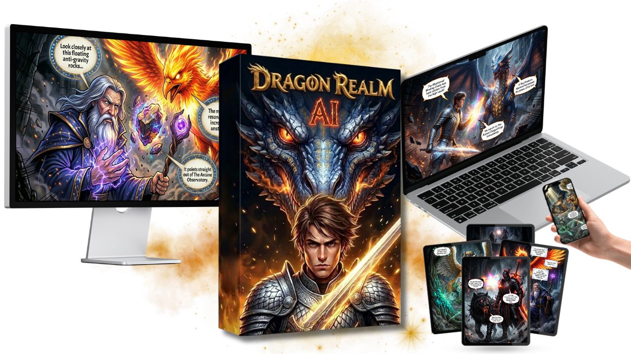 Dragon Realm AI Mockup